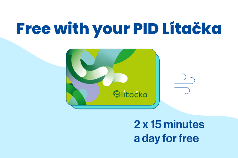 Free with your PID Lítačka in Prague